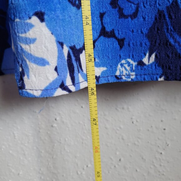 London Times Woman's Blue and white Dress - Picture 6 of 6